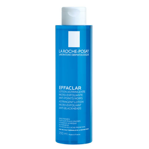 La Roche Posay Effaclar Astringent Lotion 200ml, pore-tightening toner with salicylic acid for clearer skin, ideal for oily and acne-prone faces.
