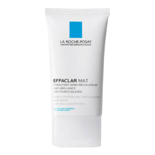 Effaclar Moisturizer by La Roche Posay in white tube packaging, ideal for minimizing pores and sebum on the face.