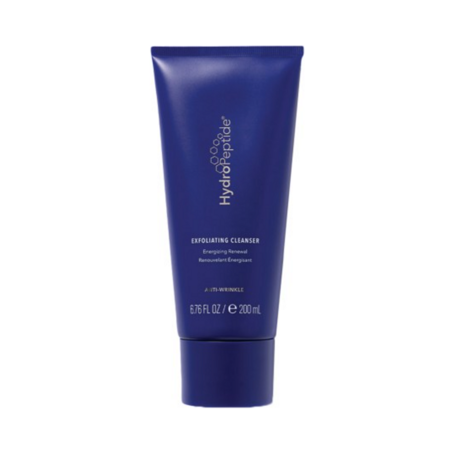 HydroPeptide Cleanser - Daily Exfoliating Cleanser in a sleek 200ml blue tube for deep clean and anti-aging skincare routine.