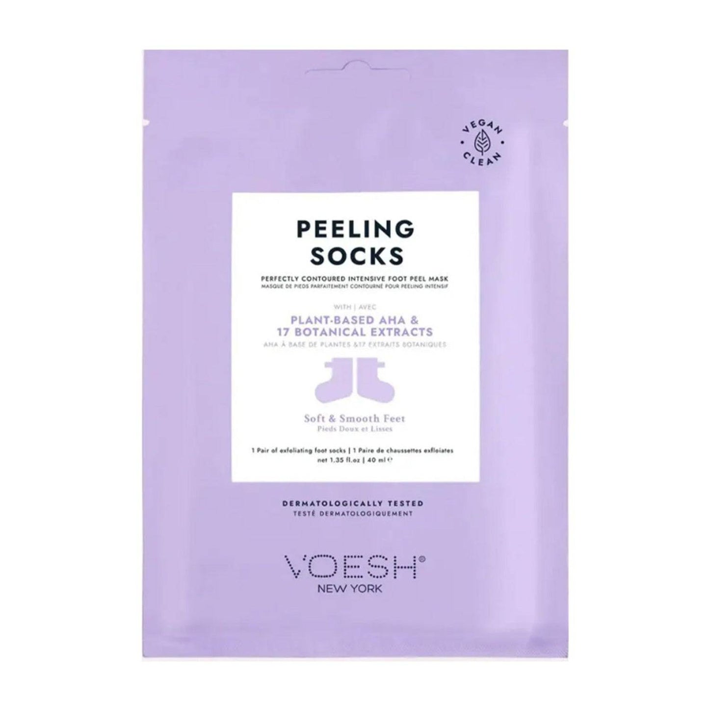 Voesh Exfoliating Lavender Peeling Socks (1 Pair)
