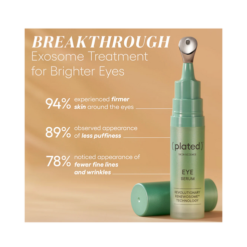 Soro ocular da ciência da pele banhada