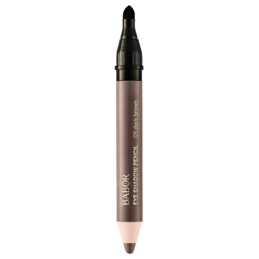 Babor Eye Shadow Pencil 2g in 05 Dark Brown for deep, smoky eye effects. Creamy texture glides on for precise application.
