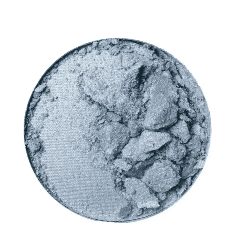 Crushed T LeClerc Eye Shadow 2.5g in blue, highlighting its fine texture and rich pigmentation for eye makeup.