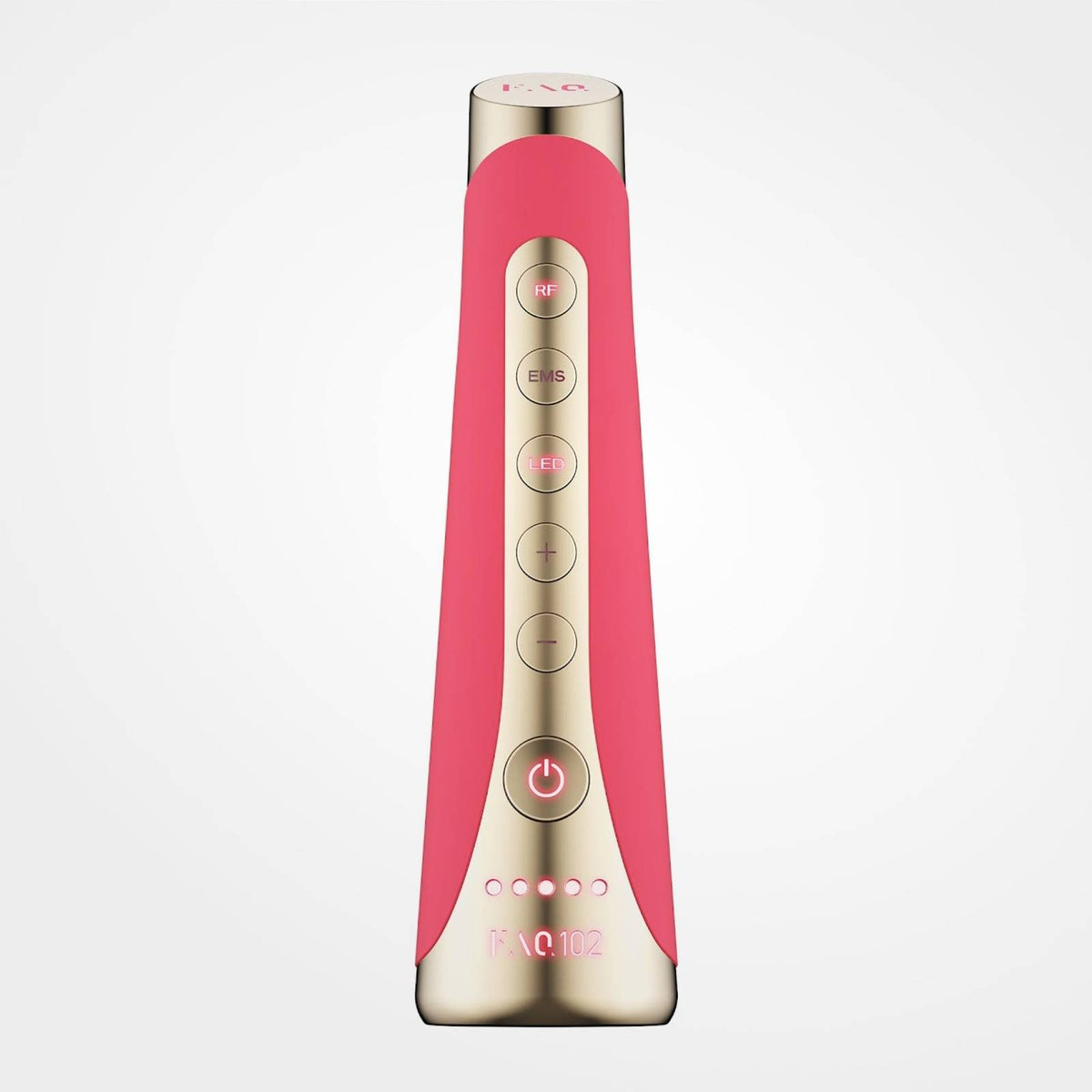 FOREO FAQ™102 RF Radio Frequency EMS & LED Device Pink Ruby