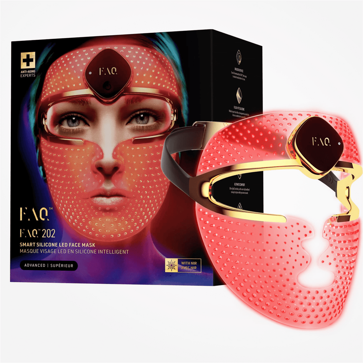 FOREO FAQ 202 Anti-Aging Silicone LED Mask