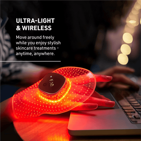 FOREO FAQ 221 Silicone Anti-Aging LED + Near-Infrared Hand Mask