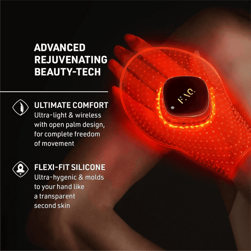 FOREO FAQ 221 Silicone Anti-Aging LED + Near-Infrared Hand Mask