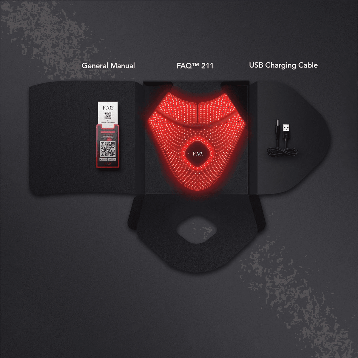 FOREO FAQ 211 Red Light Neck & Décolleté Mask