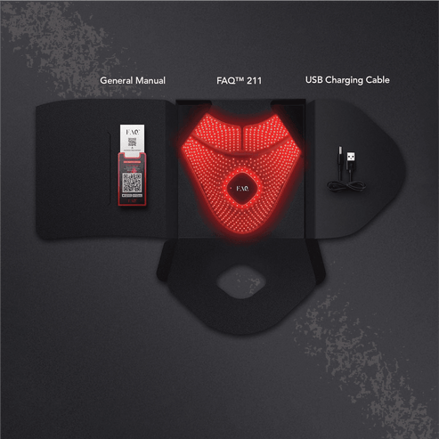 FOREO FAQ 211 Red Light Neck & Décolleté Mask