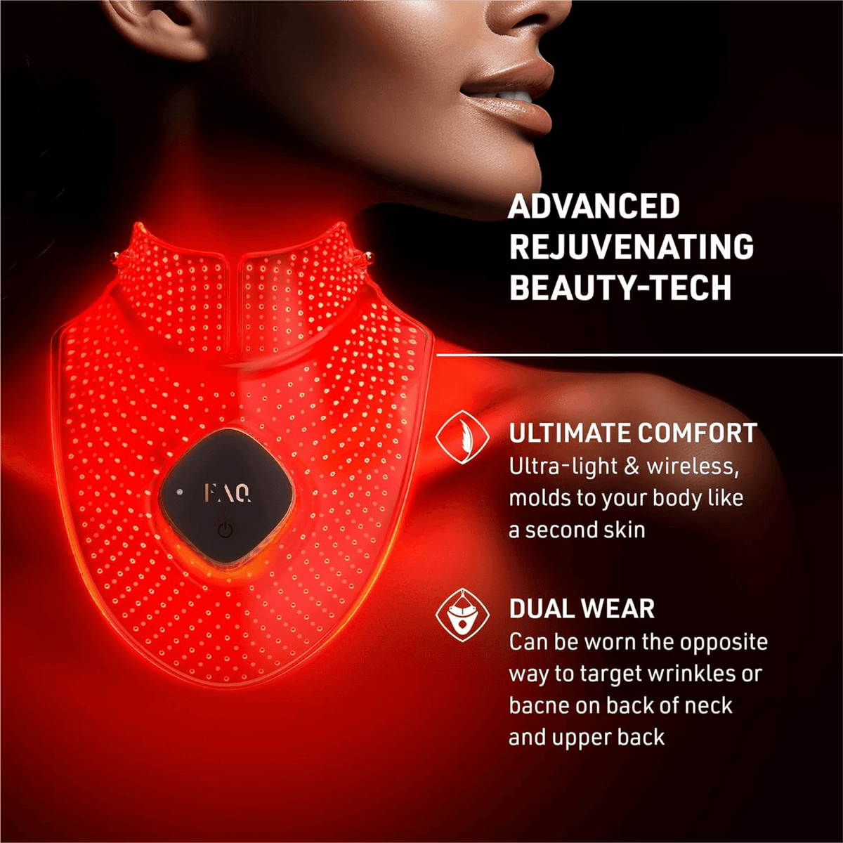 FOREO FAQ 211 Red Light Neck & Décolleté Mask