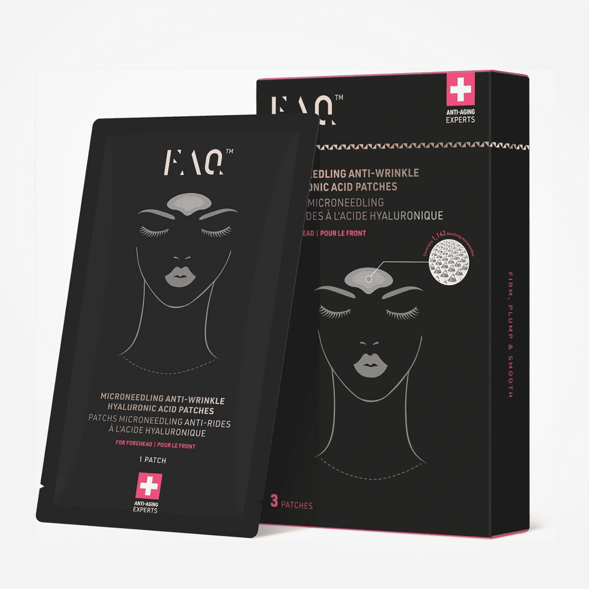 FOREO FAQ Microneedling Patches For Forehead (3x)
