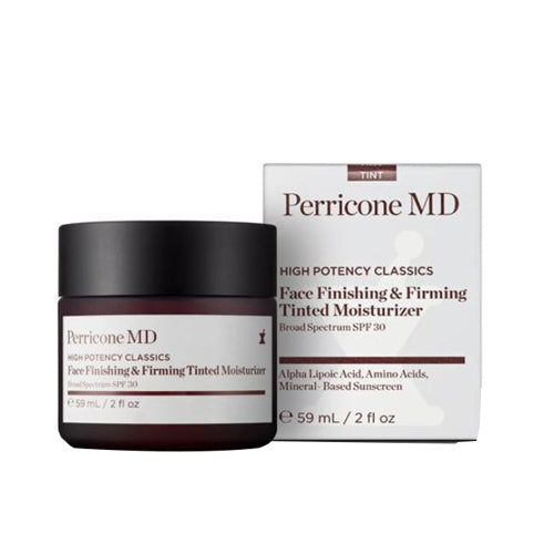 Perricone MD Crème hydratante de finition et raffermissante pour le visage teintée SPF 30