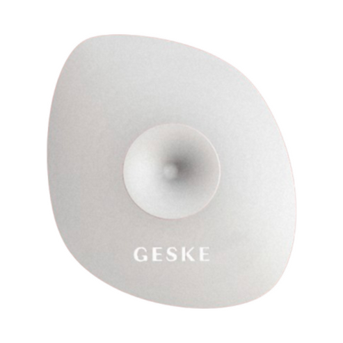 White Geske Facial Brush 4 in 1 with sleek design and suction base, ideal for daily facial cleansing and skincare routines.