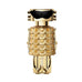Paco Rabanne Fame Intense Eau de Parfum í glæsilegri gullflösku í laginu eins og vélmenni. Tilvalið fyrir nútíma konur sem leita að grípandi ilm.
