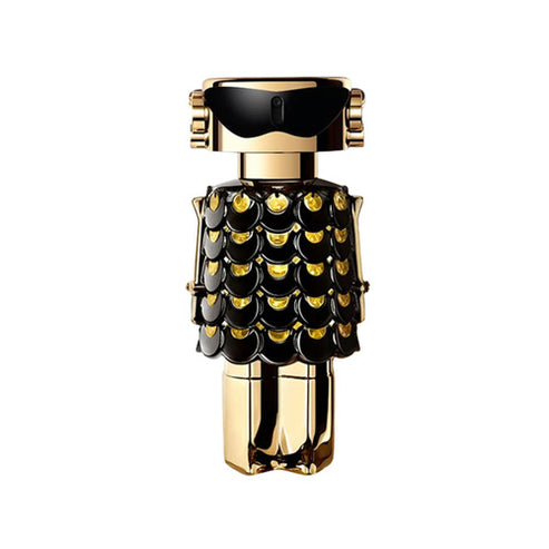 Paco Rabanne Fame Parfum - Paco Rabanne Fame | Women's Fragrance in a chic gold robot bottle with black scale detailing, for bold femininity.