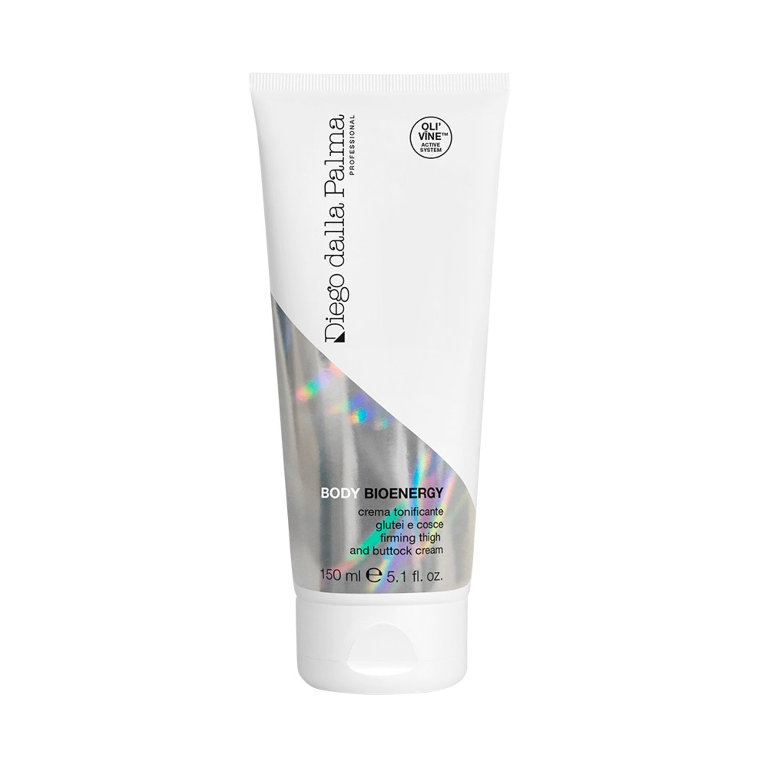 Diego dalla Palma Professional Firming Thigh and Buttock Cream in a 150ml tube, designed to tone and lift skin for a sculpted appearance.