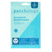 Feuchtigkeitsspendende Patchology FlashMasque Tuchmaske in blauer Verpackung mit 5-minütigem Feuchtigkeitsschub mit HydraSurge5 und Rizinusöl zur Gesichtspflege.