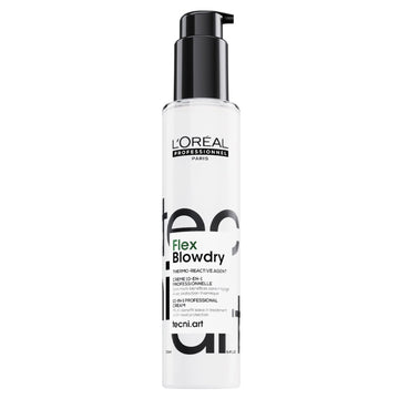 Loreal Flex Blowdry by L'oreal Professional Paris in a 150ml pump bottle for flexible, long-lasting blowouts. Ideal for professional hair styling use.