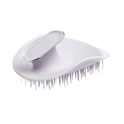 MANTA Brush - Virtue Flourish & Delicate Hair Care tool with flexible bristles and ergonomic handle for gentle detangling of fragile hair.