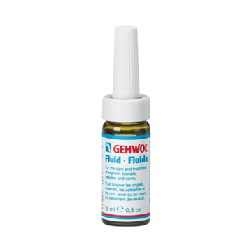 Gehwol Fluid Disinfectant 15ml bottle for foot and nail care. Gehwol Foot Treatment soothes hangnails and softens calluses effectively.