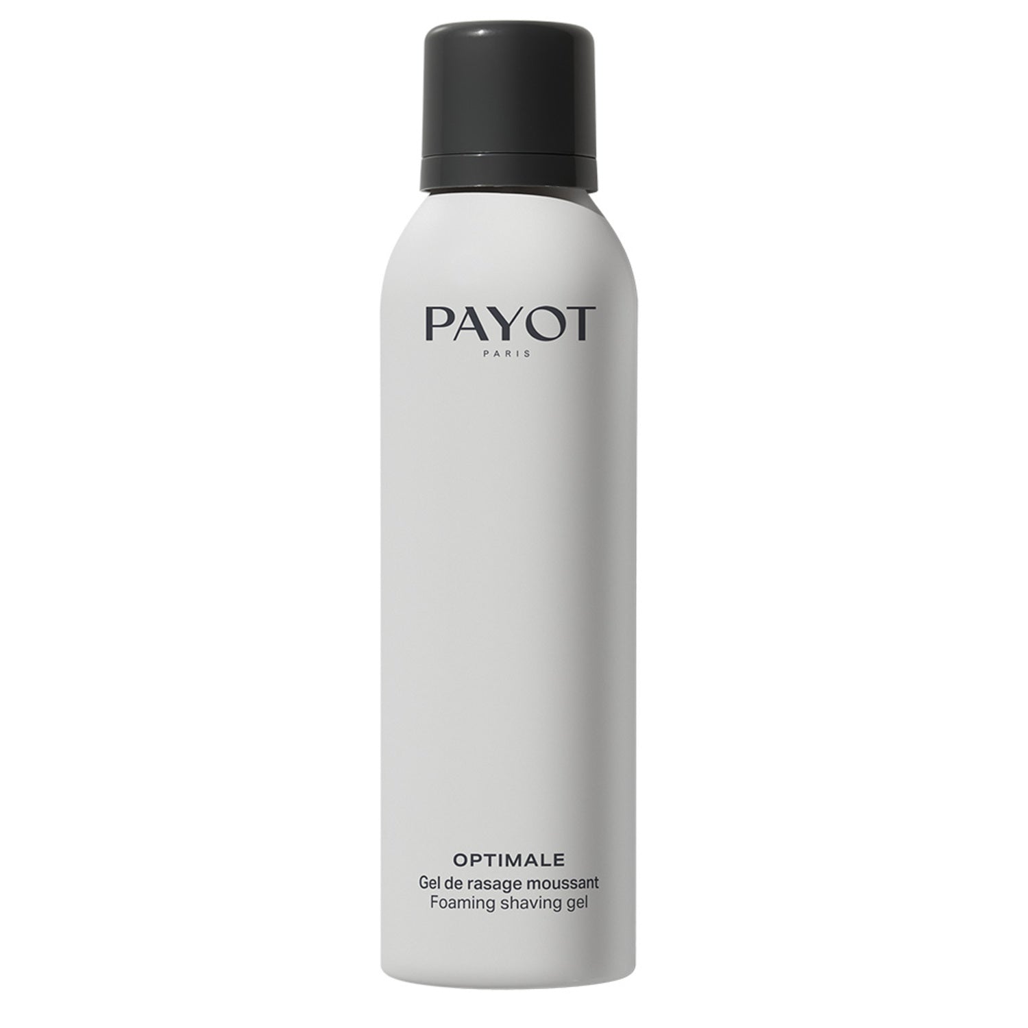 Payot Foaming Shaving Gel in minimalist packaging, designed for facial care. A premium grooming product for soft, irritation-free skin.