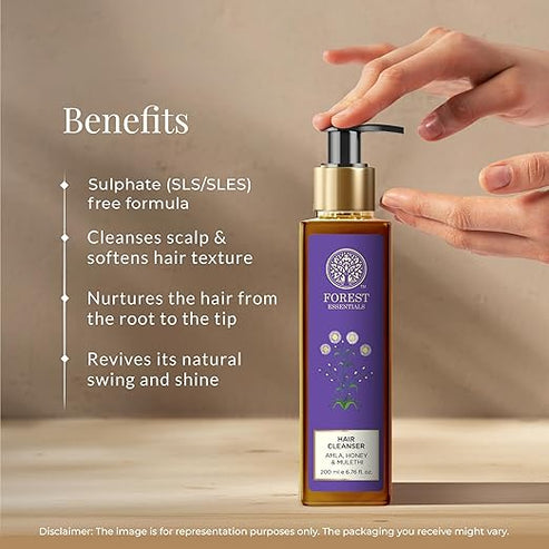 Forest Essentials Ayurvedic Shampoo Amla Honey & Mulethi
