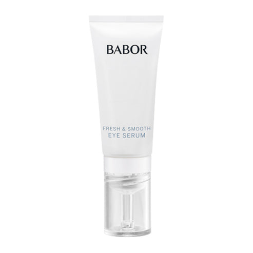 Babor Fresh and Smooth Eye Serum for youthful, refreshed eyes. Premium skincare for reducing puffiness and fine lines around the eyes.
