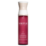 Virtue Frizz Block Smoothing Spray - Frizz Block Spray|72hr Humidity Lock in sleek red bottle. Ideal for smoothing and protecting hair in humid weather.