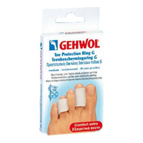 Gehwol Toe Protection Ring-Polymer G Extra Small, lot de 2 soins corporels pour le soin des pieds, idéal pour le confort et la protection des orteils.