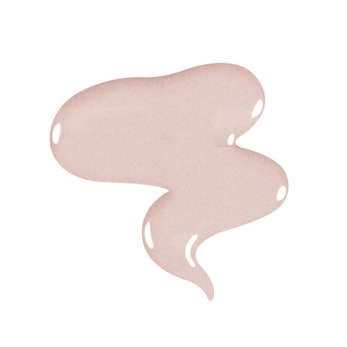Swatch of Deborah Lippmann Gel Lab Pro Nail Lacquer in light pink shimmer, smooth gel-like texture. Buy Deborah Lippmann Gel Lab Pro Nail Lacquer 15ml at eSkinCareStore.