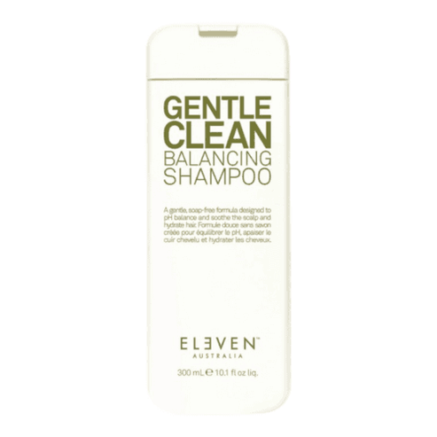 Eleven Australia Gentle Clean Shampoo 300mL bottle with pH-balanced, soap-free formula for sensitive scalps and daily hair care routine.