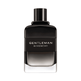 Sophisticated Givenchy Gentleman Men Fragrance with dark glass bottle, blending pepper, iris, and woods for a sensual masculine aroma.