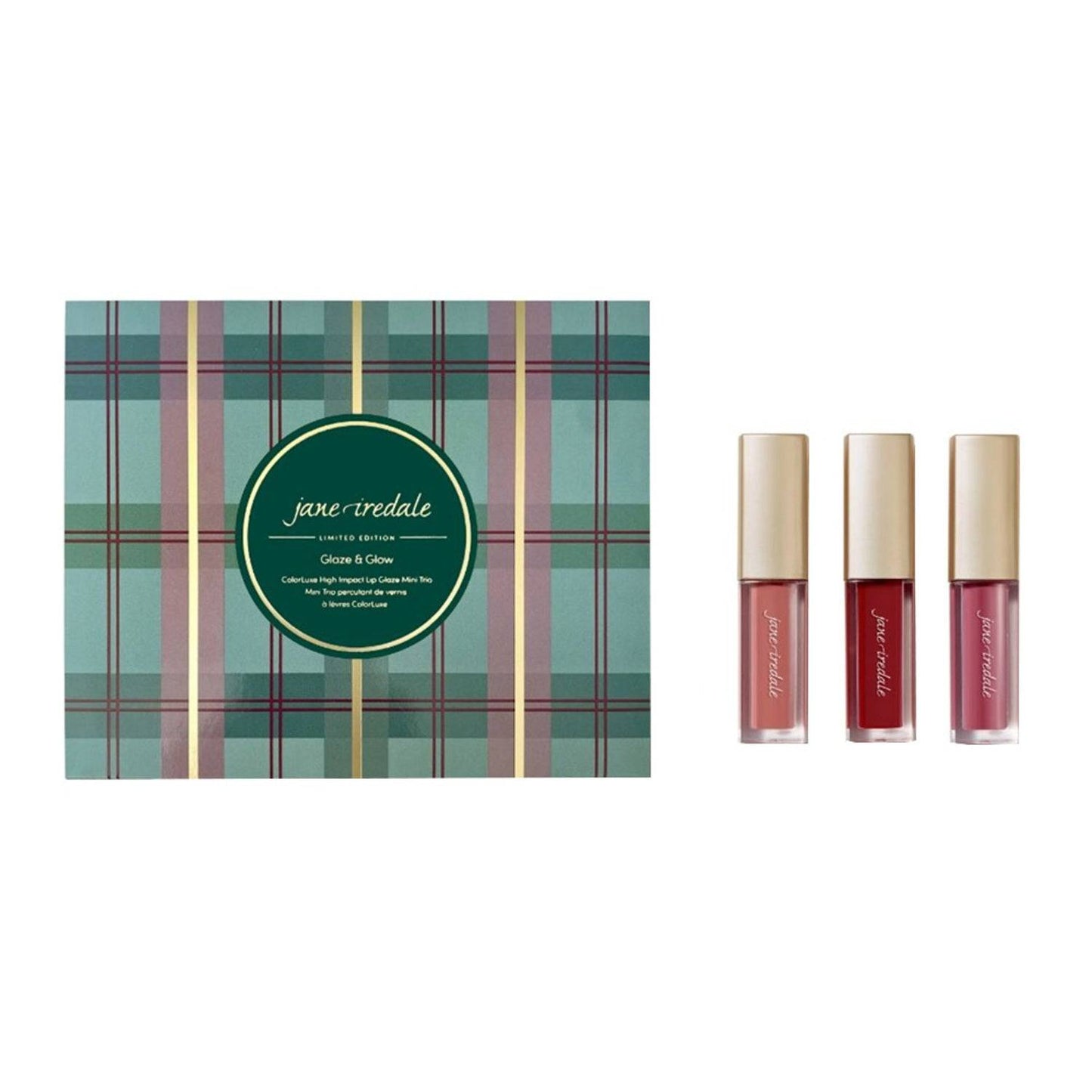 jane iredale Glaze and Glow Colorluxe High Impact Lip Glaze Mini Trio