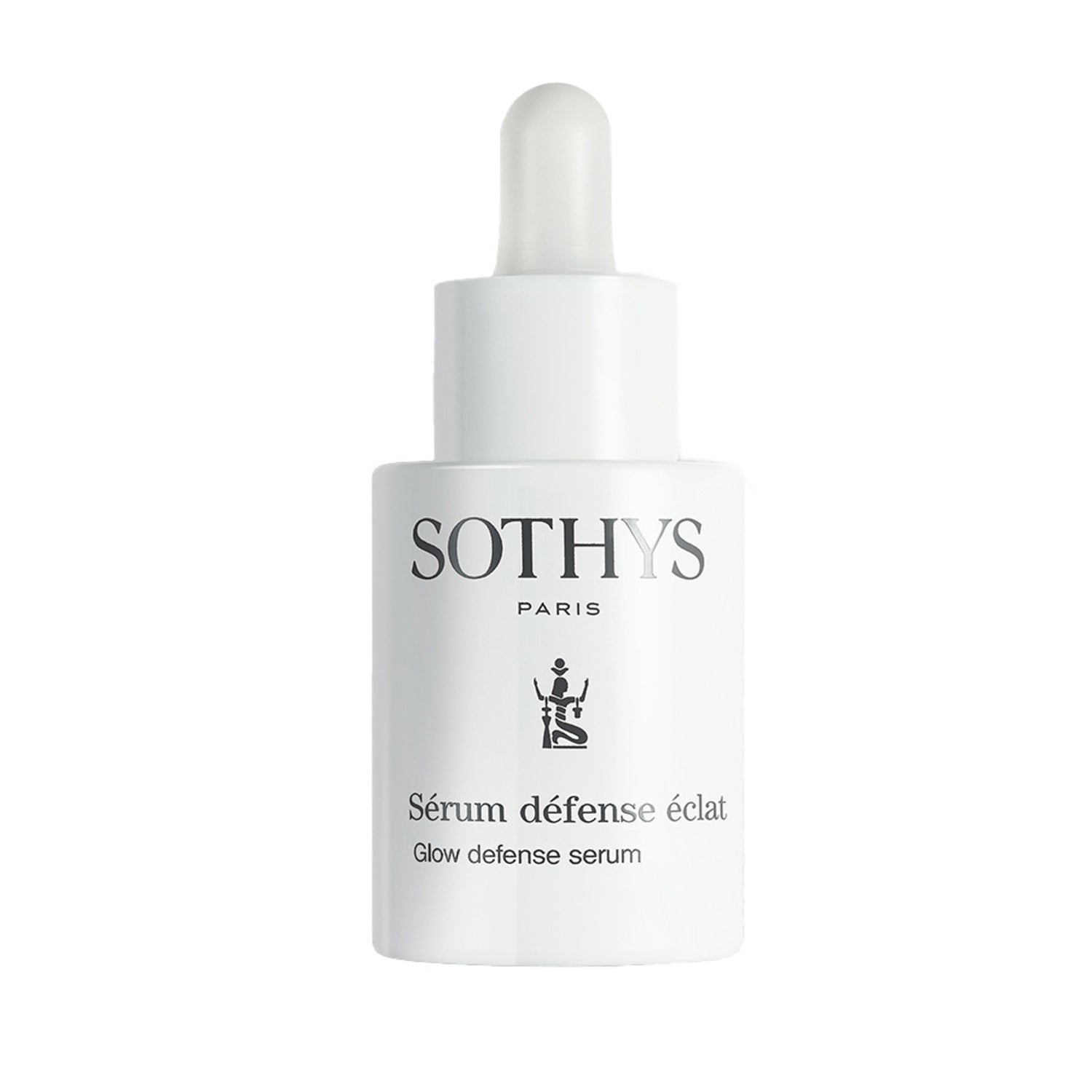 Glow Defense Serum by Sothys with ginseng, designed to protect and revitalize facial skin. High-performance treatment in luxury skincare category.