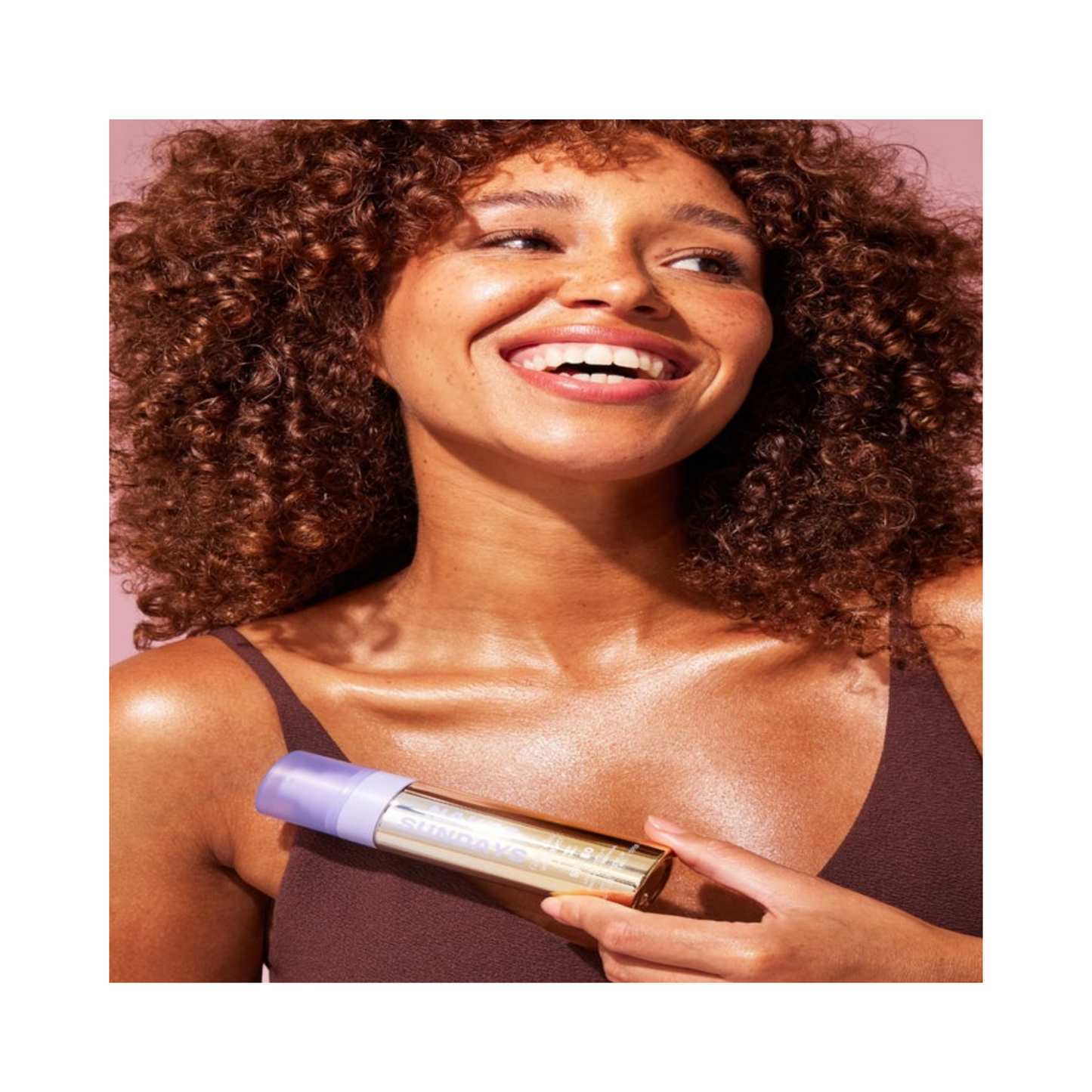 Naked Sundays Golden Glow Glitter Solcreme Spray SPF50