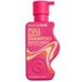 Volumiserende GrandeHAIR Full Boost Shampoo til fint hår, med hovedbundsenergigivende ingredienser som keratin og ginseng i en livlig lyserød indpakning.