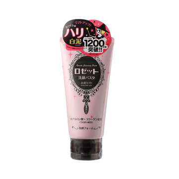 Rosette Cleansing Paste Face Wash White Mud 120g - Pink