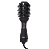 Amika Hair Blow Dry Brush 2.0 in sleek black design for voluminous blowouts and 2x shine. Ideal hair styling tool for salon-quality results at home.