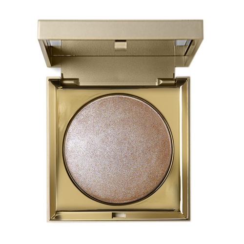 Stila Highlighter 10ml in a pearlescent white shade, ideal for a bright, ethereal glow. Gossamer-light feel with a radiant payoff.