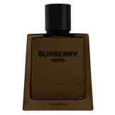 Burberry Hero Parfum Intense for men, featuring a rich cedarwood blend in a stylish, masculine bottle for luxury personal care.