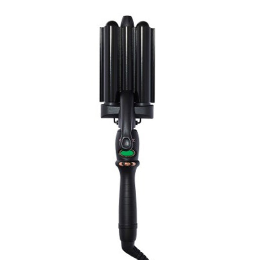Amika Beach Waver Curling Iron - High Tide Deep Waver med trippel turmalin keramiska fat för enkla strandiga vågor. Idealisk för alla hårtyper.