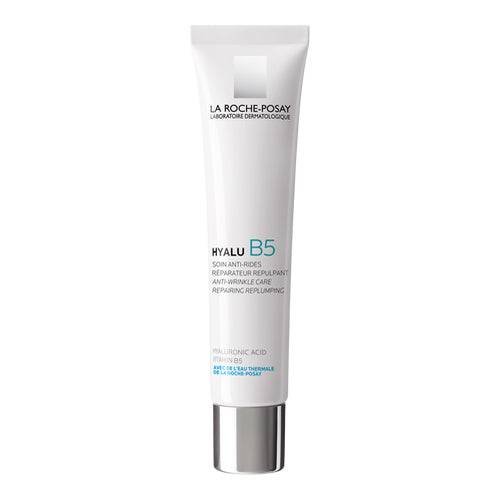 Front view of La Roche Posay Hyalu B5 Corrector, a hydrating face cream with Vitamin B and hyaluronic acid for wrinkle repair and skin plumping.