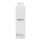 Matis Hyalu-Liss Serum in sleek white 30 ml bottle, hydrating liquid foundation ideal for radiant, youthful skin and wrinkle reduction.