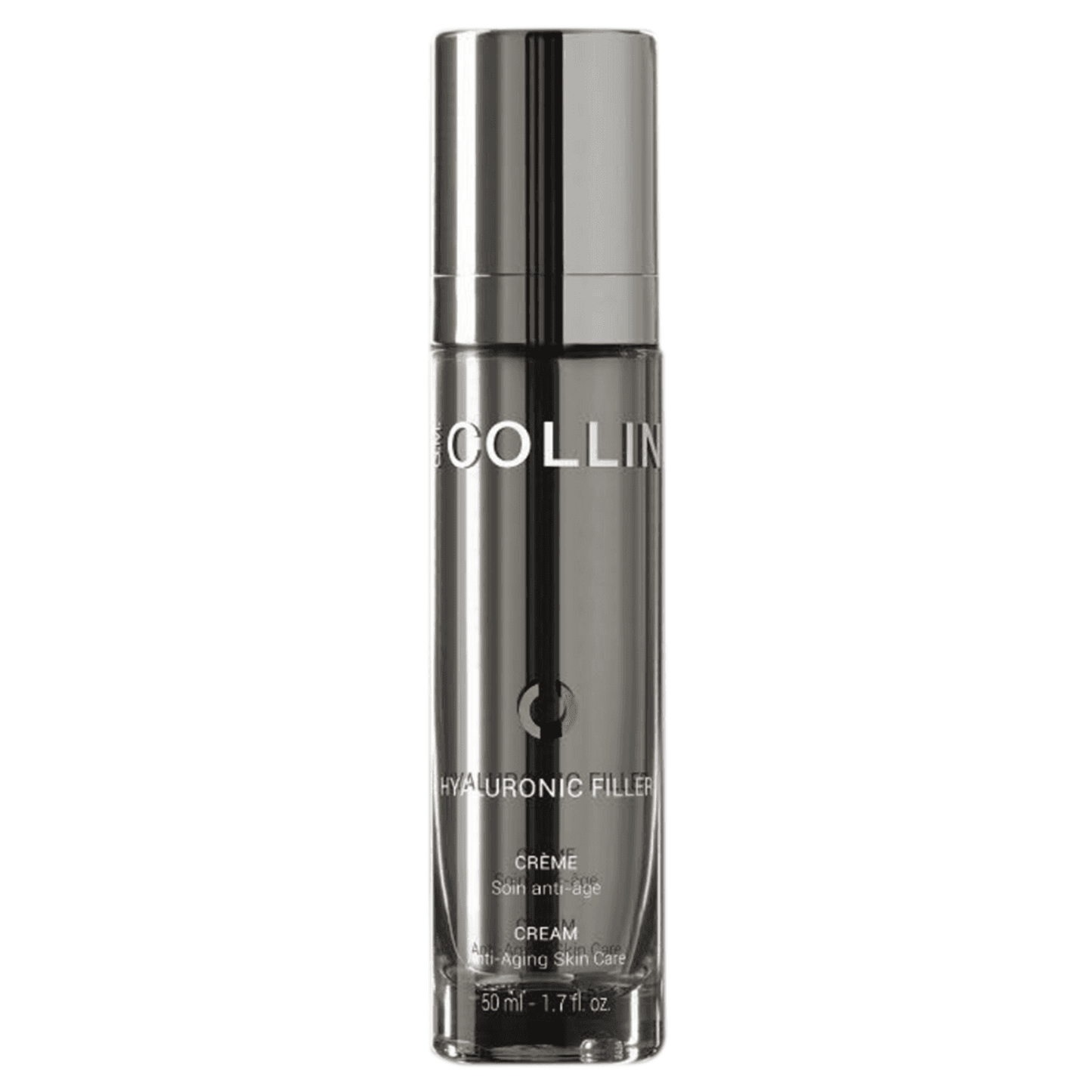 GM Collin Hyaluronic Filler Serum - Anti-Aging Solution in a sleek 50 ml bottle, ideal for reducing wrinkles and hydrating all skin types.