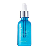 Dr Dennis Gross Hyaluronic Marine Hydration Booster in a 30ml blue dropper bottle for deep skin hydration and moisture retention treatment.