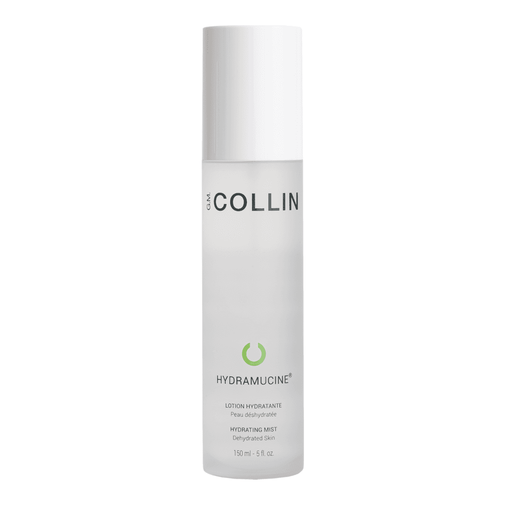 GM Collin Hydramucine Mist - Face Moisturizer in minimalist packaging. Hydrating mist formulated for dry, dehydrated skin care.