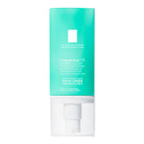 La Roche Posay Hydraphase HA Light Face Cream in turquoise pump bottle, ideal for 72-hour moisture and skin plumping in dry skin care routines.