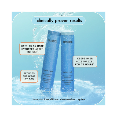 Amika Hydro Rush Humiture Shampooing Intense