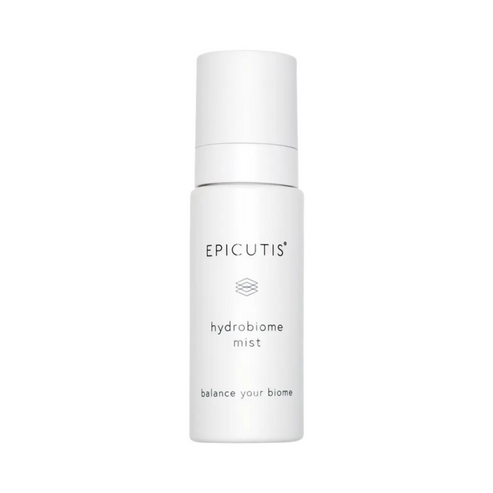 Front view of Epicutis Hydrobiome Mist Face Mist, a skin care product for dry skin, featured in the eSkinStore collection.