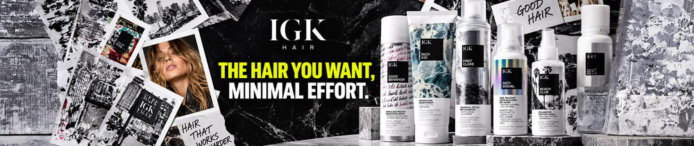 Les essentiels du soin capillaire IGK